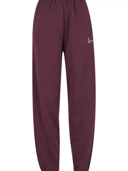 Karl Kani Pantaloni Essential vin roșu