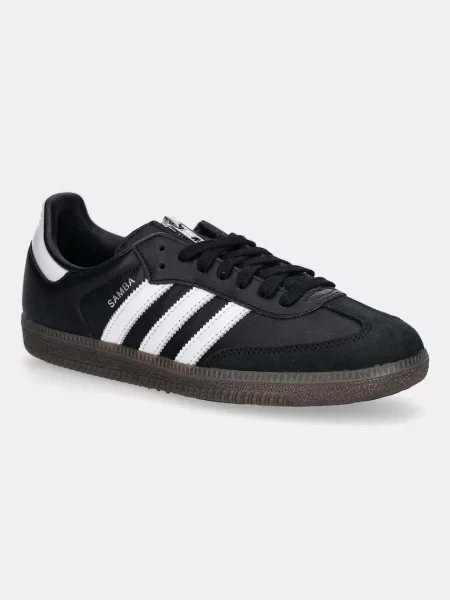 Adidas Originals sneakers din piele SAMBA OG x Jeremy Scott negru
