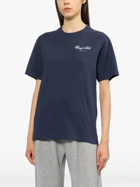 Tricou Sporty & Rich albastru