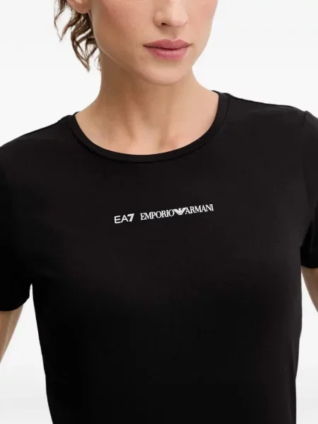 Μικρός μπλούζα Ea7 Emporio Armani με σχέδιο μαύρο
