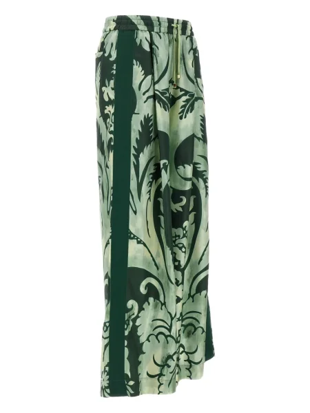 Pantaloni F.r.s For Restless Sleepers cu model paisley verde