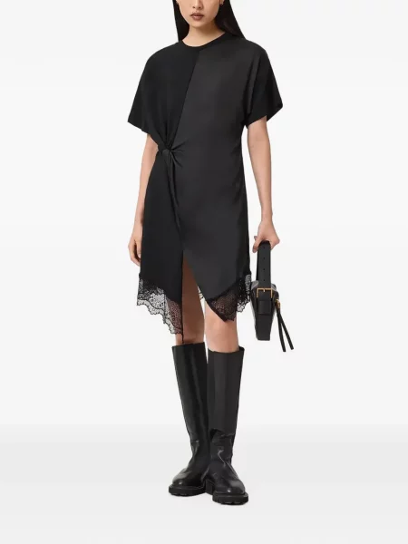 Rochie Allsaints din dantelă negru
