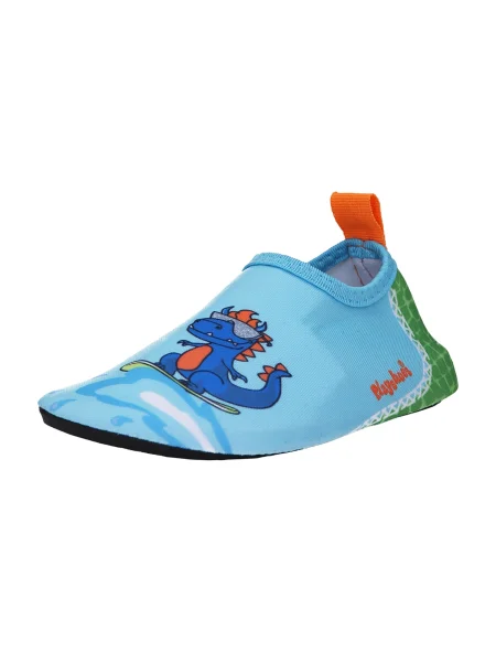 PLAYSHOES Natikače akvamarin / kraljevsko plava / mandarina bijela