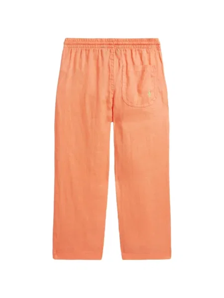 Spodnie dziecięce Polo Ralph Lauren pomarańczowe