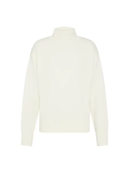 Sweter z golfem Drykorn wełniany do golfa biały