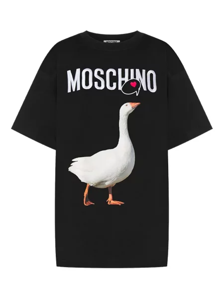 Tricou Moschino cu imagine negru
