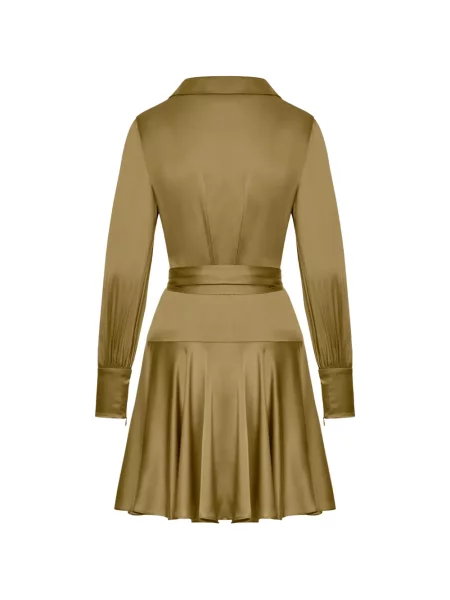Rochie mini Zimmermann de mătase plic verde