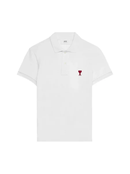 Polo Ami Paris w serca białe