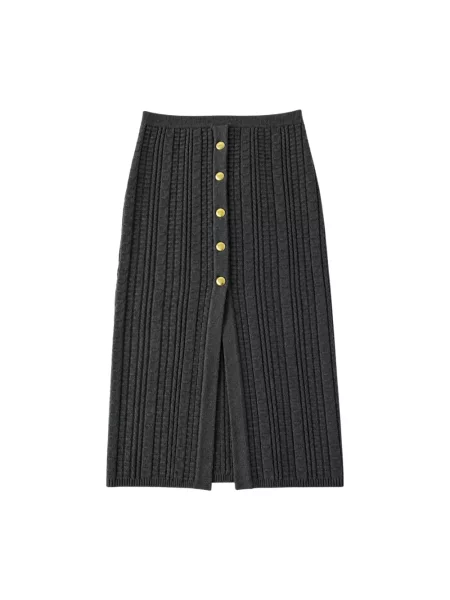 Spódnica midi Twinset szara