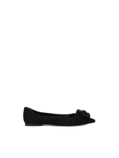 Balerinki Roger Vivier skórzane czarne