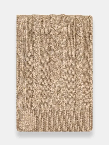 Шарф Hoss Intropia однотонний бежевий