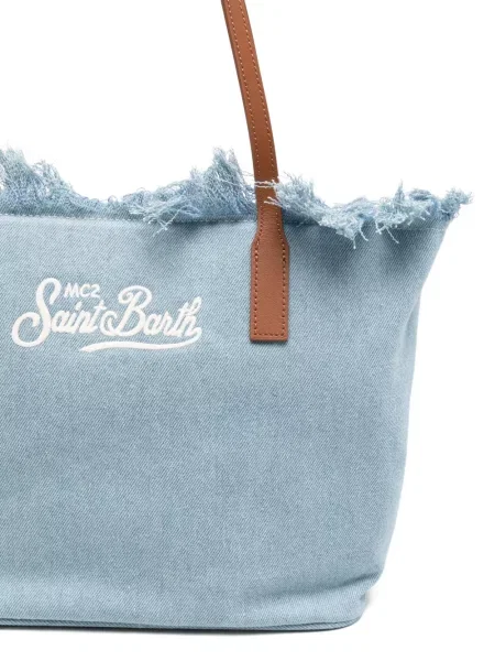 Geantă shopper Mc2 Saint Barth albastru
