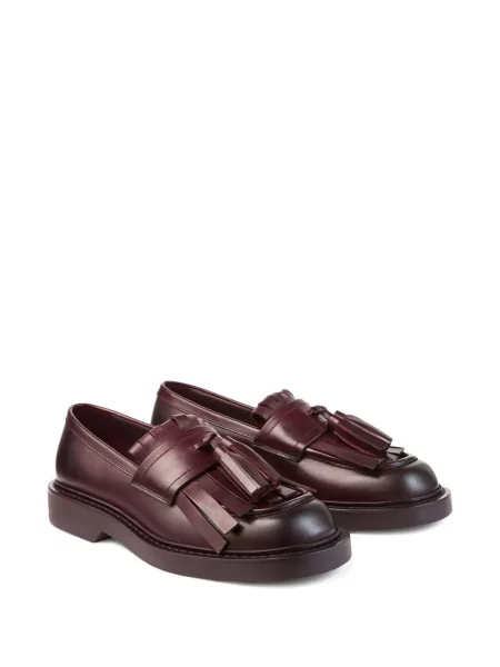 Лоуфъри Jimmy Choo с ресни червено