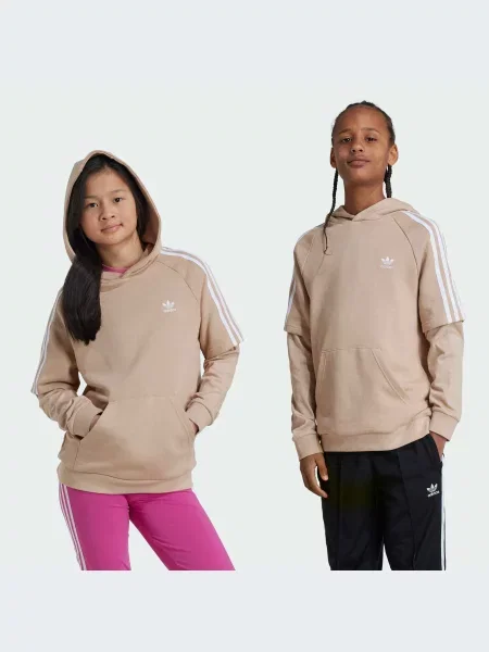 Дитяче Худі adidas Adicolor бежевий