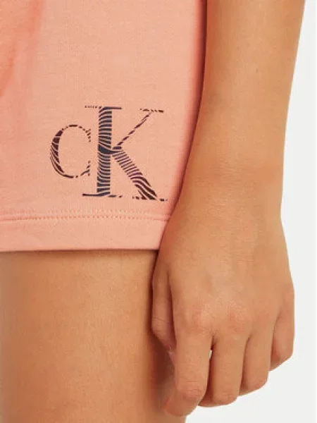 Sportovní kraťasy Calvin Klein Jeans růžové