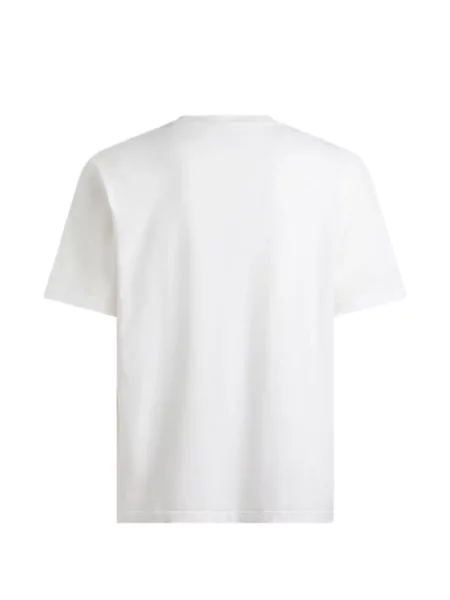 Tricou Etro cu broderie din jerseu alb