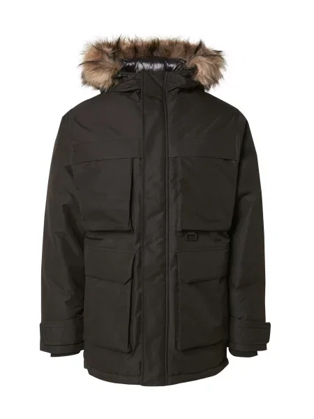 Geacă parka Jack & Jones negru