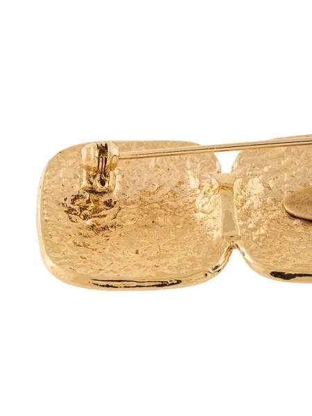 Brož Chanel Pre-owned zlatá