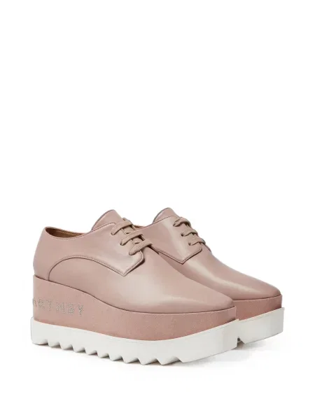 Pantofi Stella Mccartney cu platformă cu autograf roz