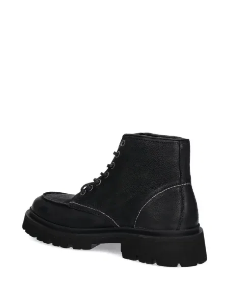 Botine Copenhagen cu șireturi din dantelă negru