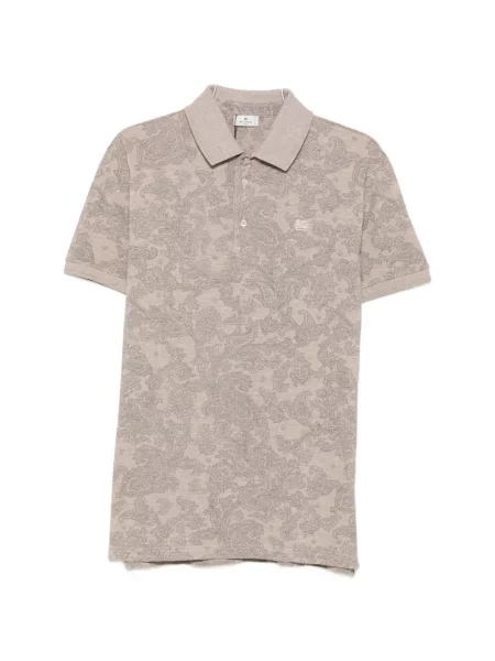Tricou polo Etro cu imagine cu model paisley