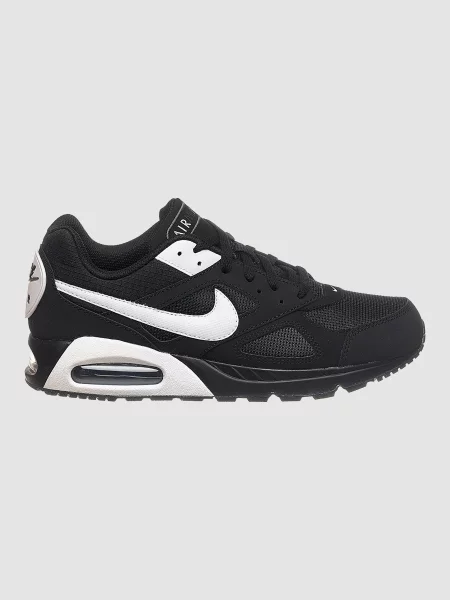 Кожаные повседневные кроссовки Nike Air Max черные