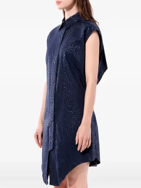Rochie Balenciaga fără mâneci albastru
