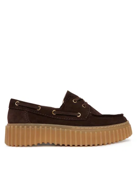 Polobotky Clarks hnědé