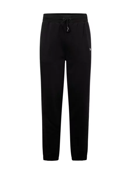 NEW ERA Pantaloni ESSENTLS negru alb
