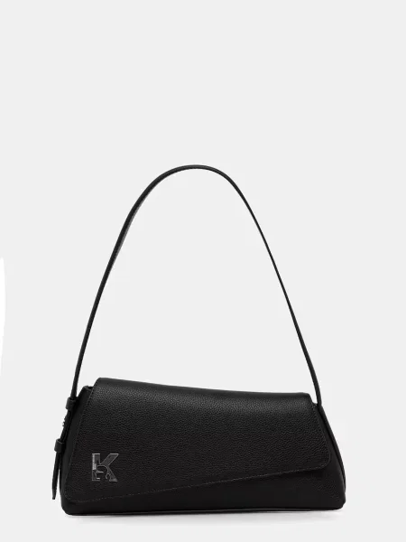 Karl Lagerfeld Jeans geantă pentru femei din piele negru