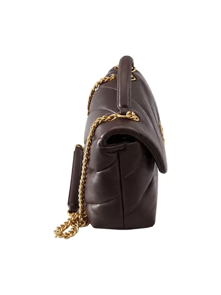 Crossbody kabelka Pinko z ekologickej kože hnedá