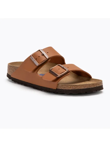 BIRKENSTOCK Arizona SFB BF Narrow ginger brown žabky hnedá