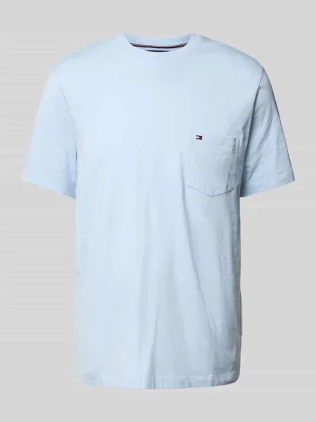 T-shirt o kroju regular fit z czystej bawełny Tommy Hilfiger