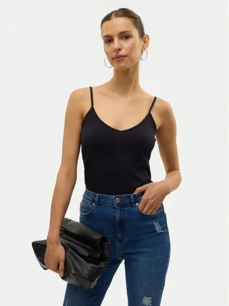 Maxi tílko Vero Moda černé