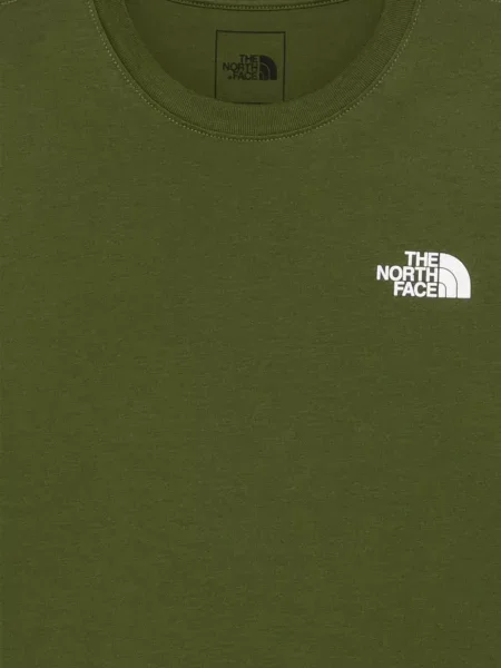 Tricou The North Face cu imagine verde