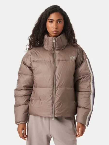 Kurtka Emporio Armani Natural W Padded Jacke Cinder L brązowa