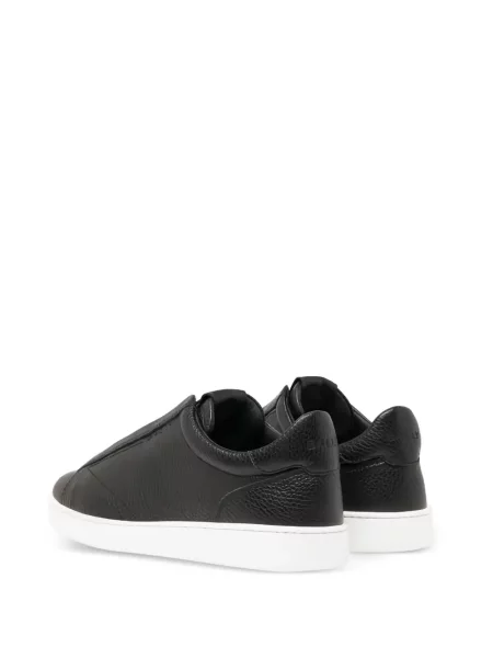 Chiloți Bally din piele slip-on negru