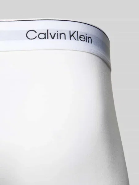 Bokserki z elastycznym paskiem z logo w zestawie 3 szt. Calvin Klein Underwear białe