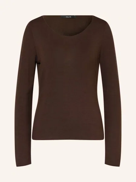 Someday koszulka z długim rękawem Kirosa Kobiety jednolity 36 brązowy