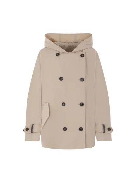 Płaszcz Brunello Cucinelli beżowy