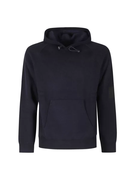 Bluza z kapturem Outhere wełniana niebieska