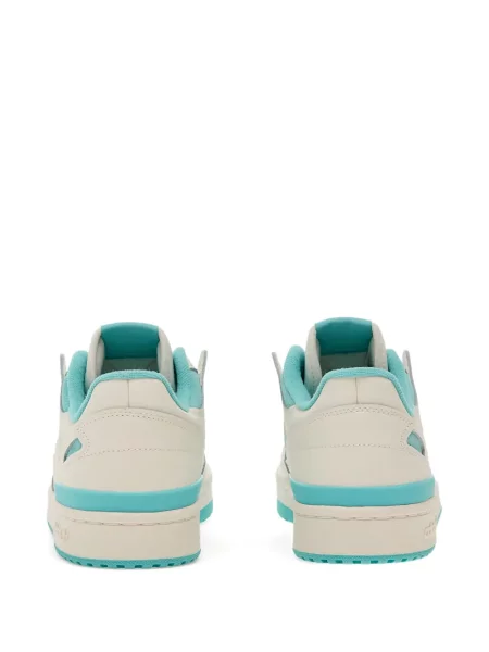 T-shirt w paski Adidas z wysoką talią do biegania w kwiatki zielony