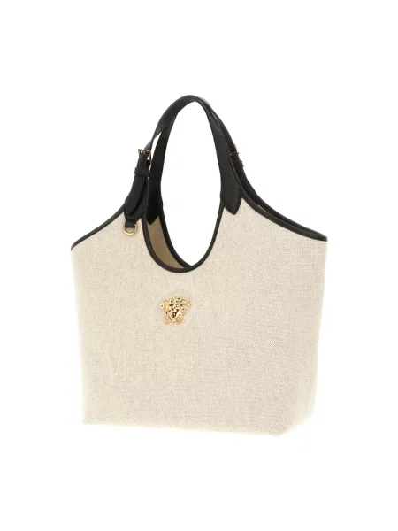 Shopperka Versace beżowa