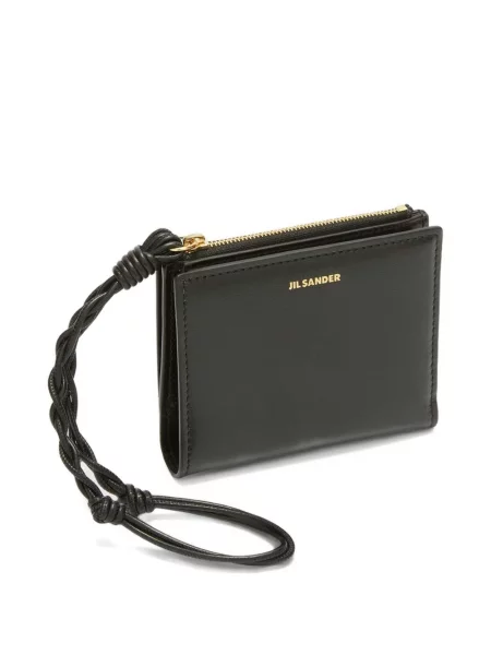 Portofel Jil Sander cu imagine negru