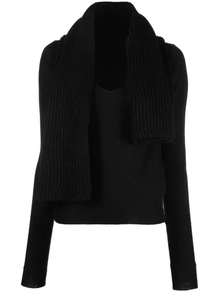 Fular Mm6 Maison Margiela negru