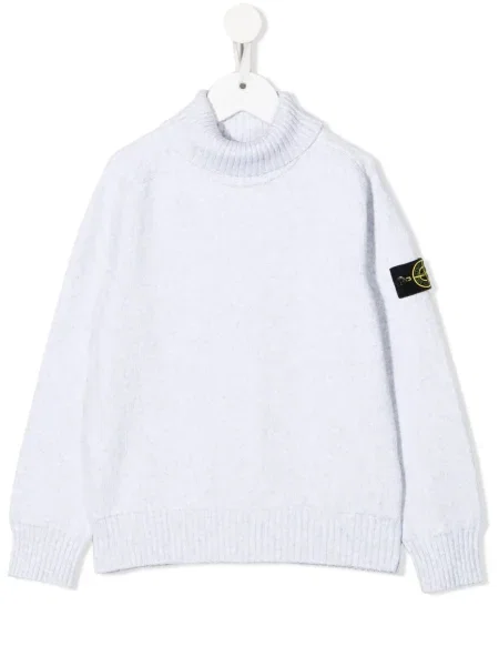 Sweter dziecięcy Stone Island szary