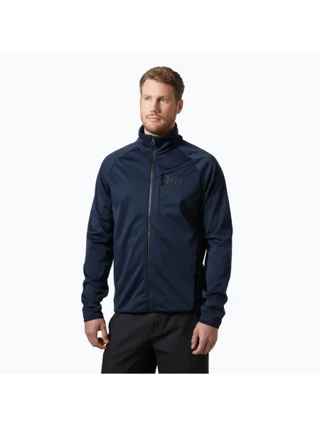 Hanorac din fleece Helly Hansen din fleece albastru închis