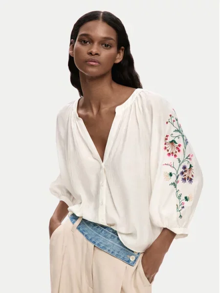Desigual Блузка білий