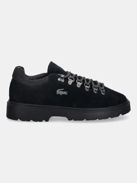 Замшеві кросівки Lacoste Baseshot Winter Sneakers синій