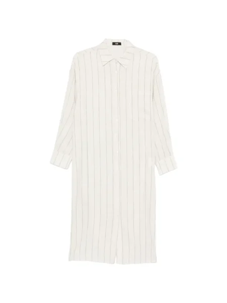 Rochie tip cămașă Eleh cu dungi până la genunchi de costum